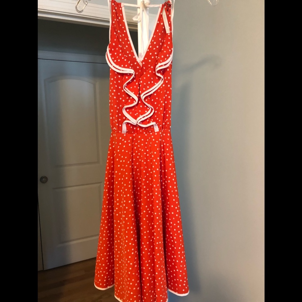 Lauren Conrad red polka dot sundress